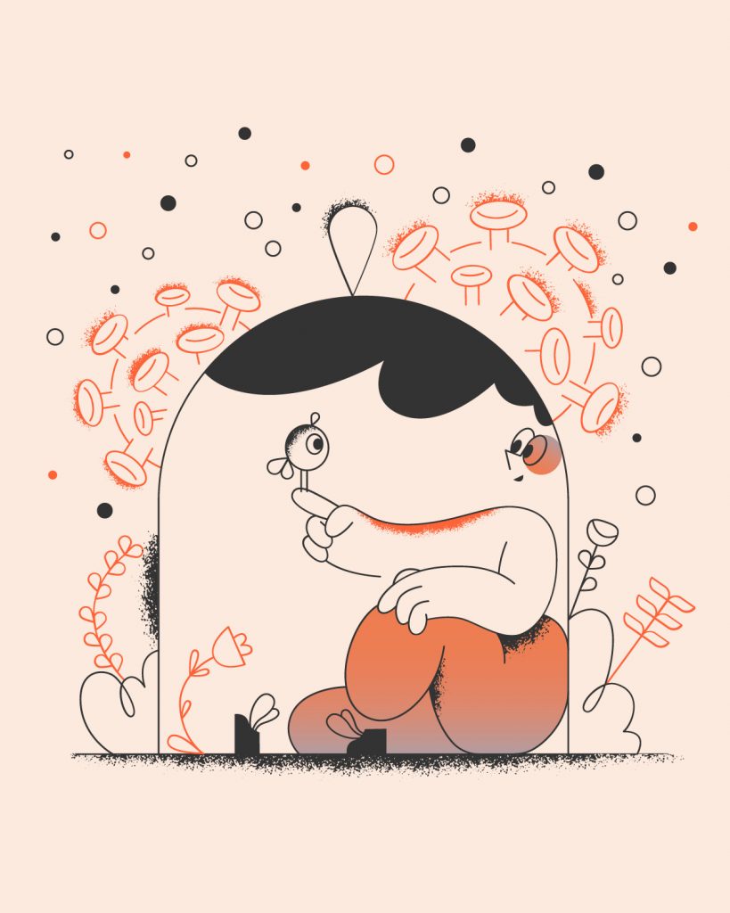 Illustration zu Kunstschaffenden in Corona